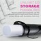 Jumbo Poster Tube - Telescoping Adjustable 36" to 62-1/2" - Durable 10-1/2" Diameter Storage Tube - Art Poster Carrier Holder & Blueprint Storage Drafting Tube Travel & Protection